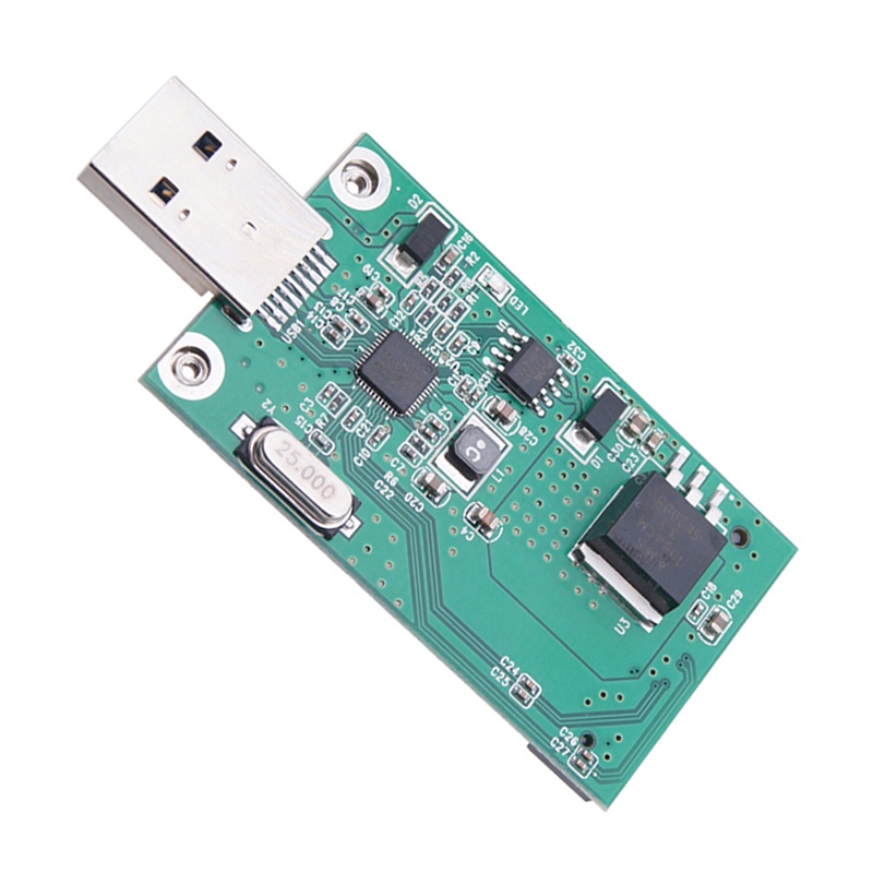 MSATA USB อะแดปเตอร์การ์ดคอมพิวเตอร์เดสก์ท็อป Mini PCI-E การ์ด PC Transfer Board อุปกรณ์เสริมสําหรับ
