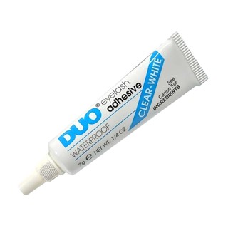  2PCS DUO eyelash glue (blue white glue+red black glue) for quick setting and easy application and removal