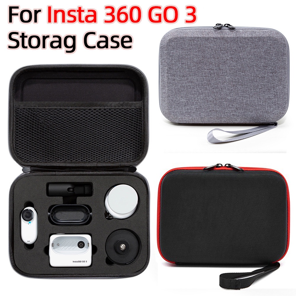 สําหรับกระเป๋ากล้องแอคชั่นแคมเมรา Insta 360 go3 แบบพกพา Insta 360 go3 กระเป๋าเก็บของ gimbal แบบใช้มื