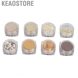 Keaostore Nail Art Glitter Sequins Colorful for Salon