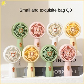 [LBE] Creative Mini Handheld Fan Cartoon Portable Usb Charging Summer Small Fan