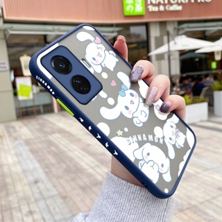 เคสโทรศัพท์มือถือแบบแข็ง ใส กันกระแทก ลายการ์ตูนสุนัข Laurel สําหรับ VIVO T1 5G T1 Pro S15E Iqoo Z6 Pro S9 S9e