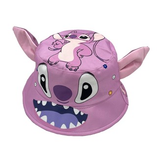 หมวกบักเก็ต ลายการ์ตูน Stitch Pikachu น่ารัก สามมิติ สําหรับเด็กผู้ชาย และเด็กผู้หญิง