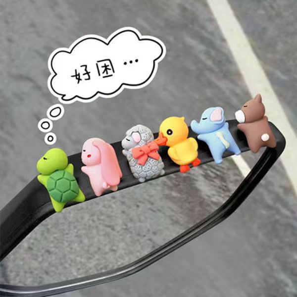 ตุ๊กตาการ์ตูนเต่าน่ารัก ขนาดเล็ก สําหรับตกแต่งภายในรถยนต์ รถจักรยานยนต์ 2023