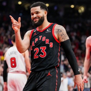 เสื้อกีฬาแขนสั้น ลายทีม London Raptors เบอร์ 22-23 เสื้อกีฬาบาสเก็ตบอล Fred VanVleet 23 สําหรับผู้ชาย