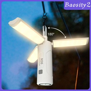 [Baosity2] โคมไฟ LED ชาร์จ USB สําหรับตั้งแคมป์ ตกปลา กลางแจ้ง