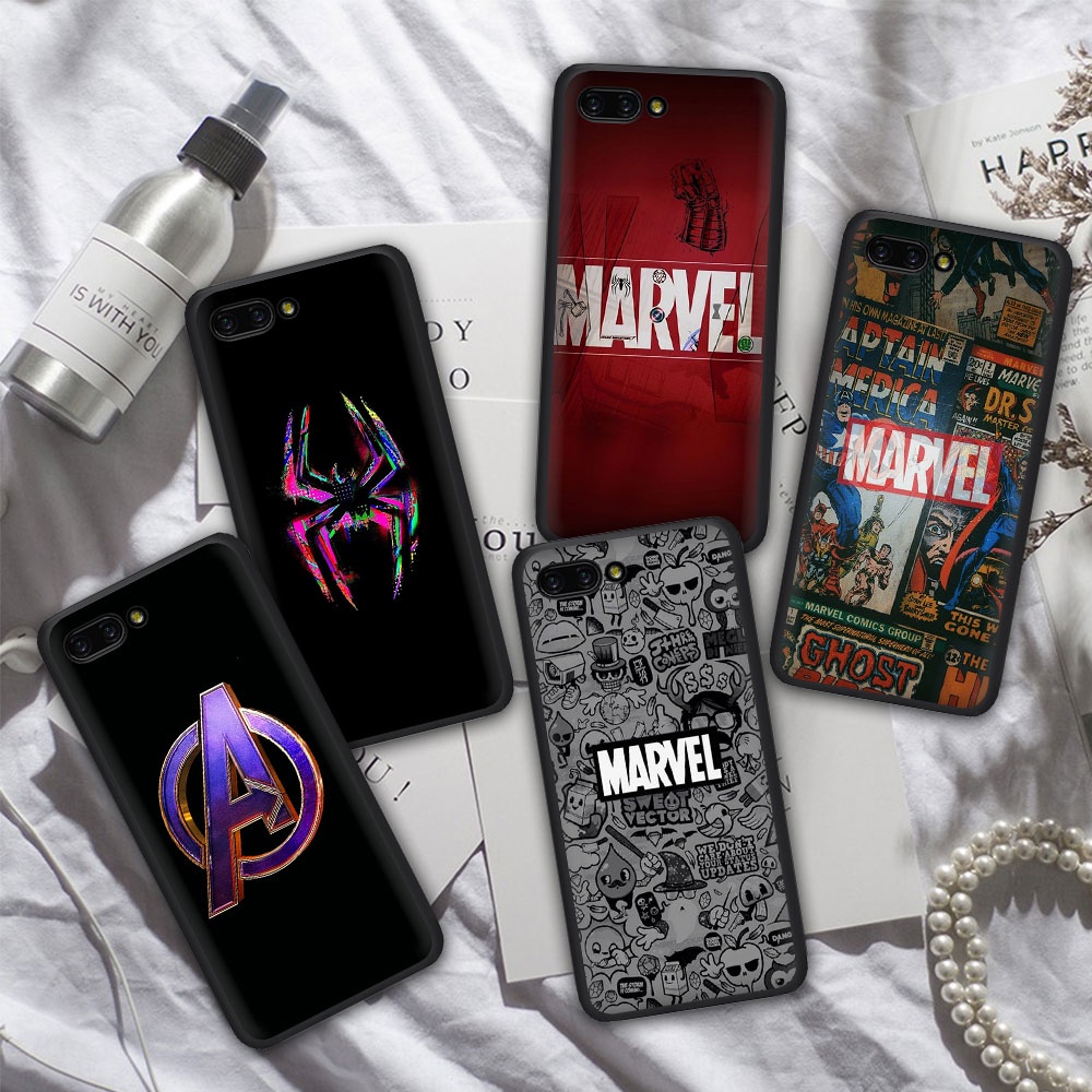 IPhone XR X XS Max SE 5 5S 6 6Plus 6s 6sPlus 7 7Plus 8 8Plus Soft Phone Cover Case 4Q1 Marvel LOGO P