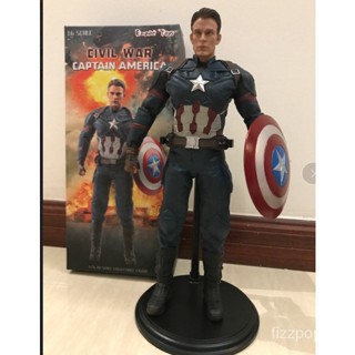 [มีสินค้า] โมเดลฟิกเกอร์กัปตันอเมริกา Feiyan Avengers 40 ซม. MW3D