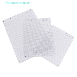 Trillioncatalpa แผ่นบอร์ด PVC ขนาด A4 B5 A5 สีโปร่งใส สําหรับนักเรียน