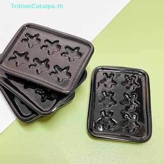 Trillioncatalpa ถาดอบขนมจําลอง ขนาดเล็ก อุปกรณ์เสริม สําหรับบ้านตุ๊กตา 1 ชิ้น