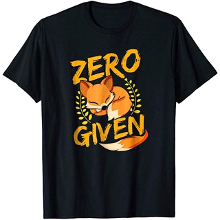 เสื้อยืด ผ้าฝ้าย ขนาดใหญ่ พิมพ์ลาย Zero Fox Given Pun สุดฮา สําหรับผู้ใหญ่ ไซซ์ S3Xl 4XL 5XL 6XL