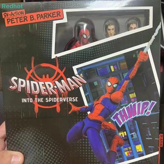 &lt;Redhot&gt; Spiderman Into the Spider-Verse Action SV Peter B. โมเดลฟิกเกอร์ Parker Senel Miles Spider Man ข้อต่อขยับได้ ของเล่นสําหรับเด็ก