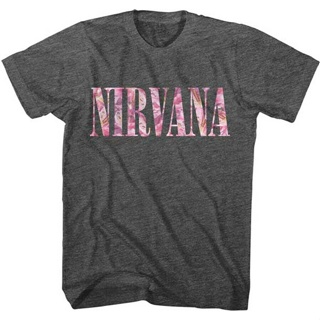 ขายดี เสื้อยืดผ้าฝ้าย 100% พิมพ์ลายโลโก้ดอกไม้ Nirvana Kurt Cobain โอเวอร์ไซซ์ สําหรับผู้ชาย 169883