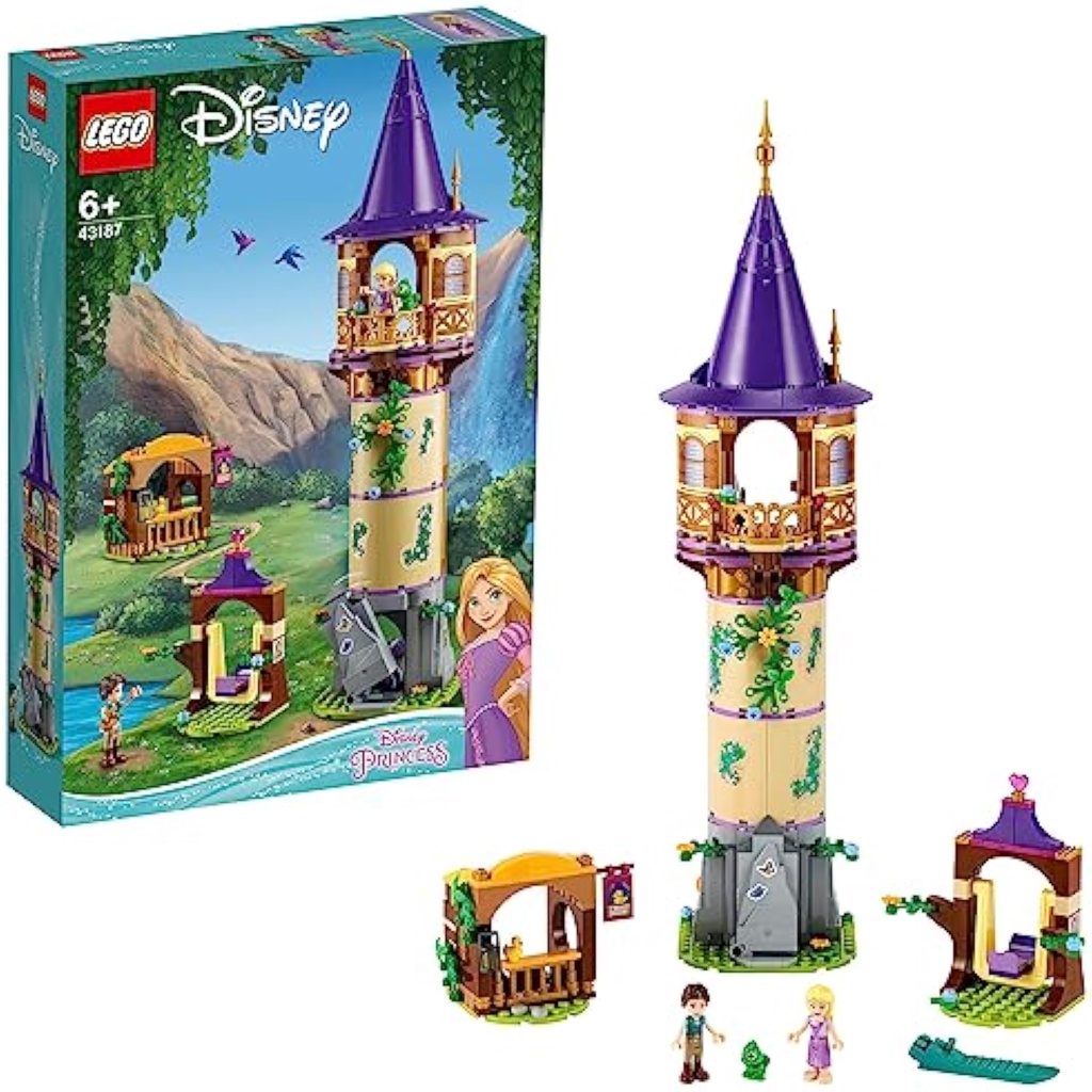 ของเล่นตัวต่อเลโก้ ตุ๊กตาเจ้าหญิงดิสนีย์ Rapunzel Tower 43187 Ohime Sama Omesama สําหรับเด็ก 6 ปี [ส่งตรงจากญี่ปุ่น]
