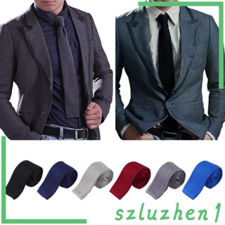 [Szluzhen1] เนคไท ผ้าถัก หรูหรา เป็นทางการ สําหรับผู้ชาย