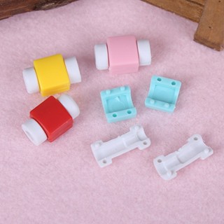 Macaron Charging Cable Cover Winder Data Cable 1pc USB Data Charger Protector for IPhone Android Simple Candy Color