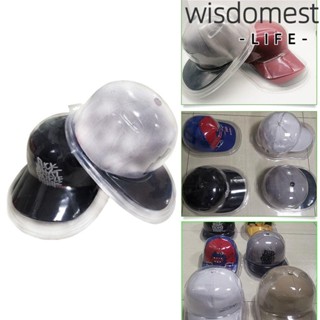 WISDOMEST กล่องเก็บหมวกเบสบอล หมวกปีกแบน กันฝุ่น ทนทาน