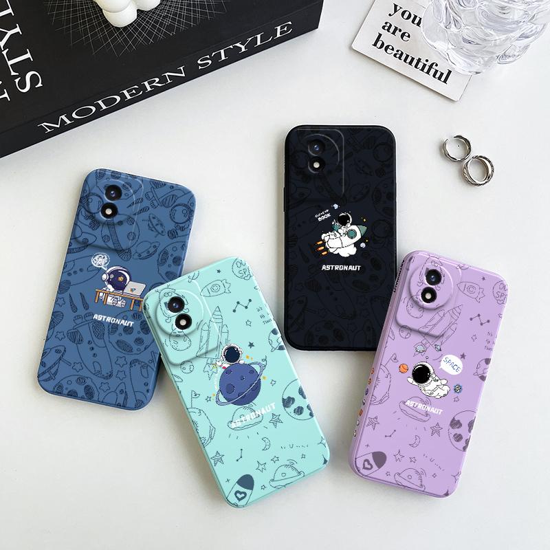 เคส Vivo Y02T เคส Vivo Y02 Vivo Y02A เคสซิลิโคน ลาย Nasa SSGS สําหรับ Vivo Y02 Vivo Y02A