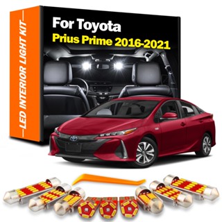 ชุดไฟแคนบัส LED 13 ชิ้น สําหรับ Toyota Prius Prime PHV 2016 2017 2018 2019 2020 2021