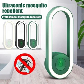 ღ Ultrasonic Anti Mosquito Insect Repeller U-Shaped Design Repeller Night Light Mite Removal Instrument Mouse แมลงสาบไล่