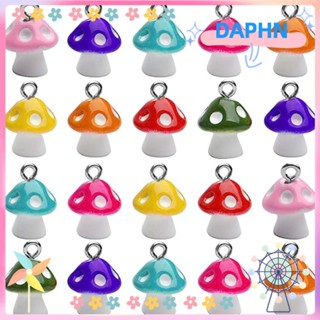 DAPHS จี้เรซิ่น รูปเห็ด สําหรับทําเครื่องประดับ DIY