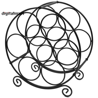 ชั้นวางขวดไวน์ แบบโลหะ 7 ขวด สําหรับห้องครัว ห้องอาหาร บาร์