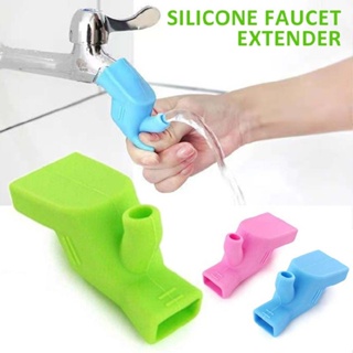 New Silicone Kitchen Sink Faucet Extender Rubber Elastic Nozzle Guide Kids Water
