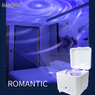 HAMMIA Star Projector รีโมทคอนโทรล LED ฉายแสงโคมไฟตกแต่งบ้านสำหรับห้องนอน Office