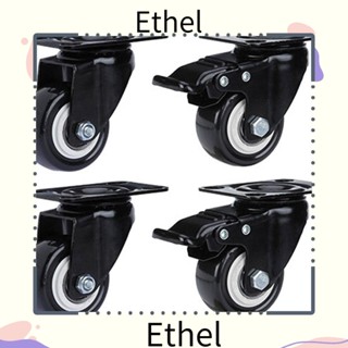 Ethel1 ชุดล้อเลื่อน ขนาดเล็ก รับน้ําหนักได้มากสุด 440 ปอนด์ 4 ชิ้น