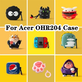 【พร้อมส่ง】เคสหูฟัง แบบนิ่ม ลายการ์ตูนน่ารัก สําหรับ Acer OHR204 Acer OHR204