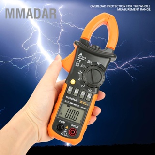 MMADAR PEAKMETER แคลมป์มิเตอร์ดิจิตอล LCD แบบมือถือ มัลติมิเตอร์วินิจฉัยแรงดันไฟฟ้า AC/DC