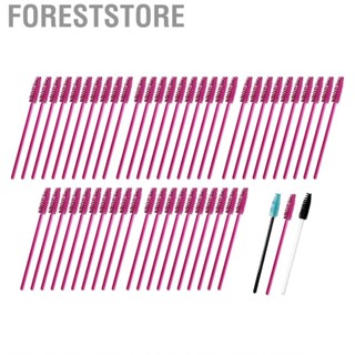 Foreststore Eyebrow Brushes  50PCS Grafting Eyelash Brush Multifunctional No Irritation Single Use for Applying Eye Mascaras