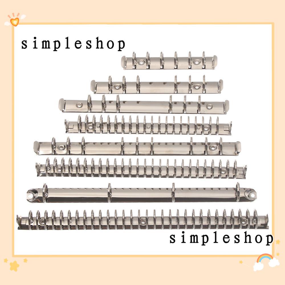 ❀SIMPLE❀ A4/B5/A5/A6/A7 Stationery Binder Clip DIY Notebook Binding Hoops Loose-leaf File Folder New
