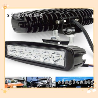 Simpleshop 12v Super Bright 18 W 6 Led 800 Lm ไฟฉายแบบสว่างมากไฟรถยนต์