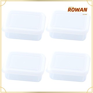 Rowans กล่องเก็บของ 2 ขนาด ทําความสะอาดง่าย สีขาว 3 4 ชิ้น