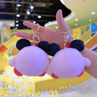 (KFL) พวงกุญแจ จี้ตุ๊กตาฟิกเกอร์ การ์ตูนอนิเมะ Kawaii Star Kirby น่ารัก สีชมพู สําหรับห้อยกระเป๋า