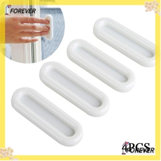 FOREVER Forever มือจับประตูพลาสติก มีกาวในตัว สําหรับเฟอร์นิเจอร์ ในบ้าน 4 ชิ้น