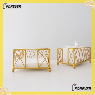 Forever เครื่องจ่ายกระดาษทิชชู่ เหล็ก ทรงสี่เหลี่ยม ขนาด 7.3 X 7.3 X 3.4 นิ้ว สีทอง สําหรับตกแต่งห้องครัว