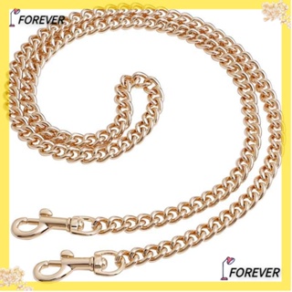 Forever สายโซ่โลหะ สีทอง 120 ซม. แบบเปลี่ยน สําหรับกระเป๋าถือ 2 ชิ้น