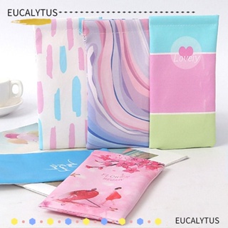 Eutus กระเป๋าใส่แว่นตากันแดด หนัง PU พิมพ์ลายดอกไม้ แบบพกพา ป้องกันแรงกดดัน