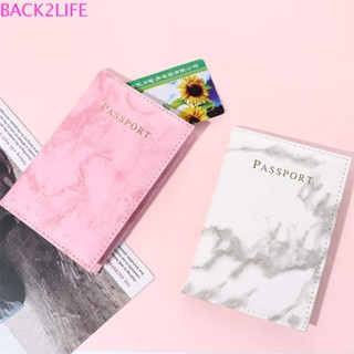 Back2life ซองใส่หนังสือเดินทาง หนัง PU ใส่นามบัตรประจําตัวประชาชน เอกสาร บัตรประจําตัวประชาชน สําหรับผู้หญิง