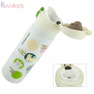 #ROYALLADY#Thermos ใหม่ ถ้วยฉนวนกันความร้อน 0-6 ชั่วโมง 304 สําหรับเล่นกีฬา