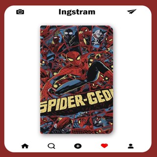 spider man เคส ใช้สำหรับ ไอแพด ipad 10.2 gen 7/8/9 air4/5 mini1/2/3/4/5/6 เคสไอแพด pro11 gen10 2022 marvel case pen slot