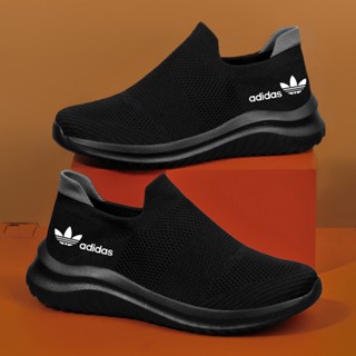 【พร้อมส่ง】รองเท้ากีฬาลําลอง ไม่มีสาย ใส่สบาย สไตล์คลาสสิก ไซ…