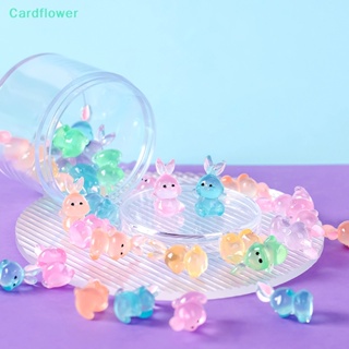 &lt;Cardflower&gt; ฟิกเกอร์กระต่ายน่ารัก เรืองแสง DIY สําหรับตกแต่งบ้าน สวน งานฝีมือ 5 ชิ้น