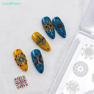 &lt;Cardflower&gt; แม่พิมพ์ซิลิโคน รูปเกล็ดหิมะ 3D สําหรับตกแต่งเล็บ DIY 1 ชิ้น