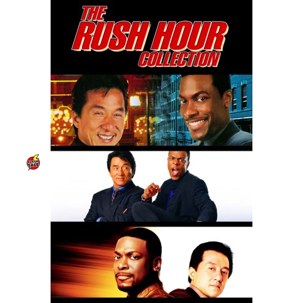 DVD ดีวีดี Rush Hour คู่ใหญ่ฟัดเต็มสปีด ภาค 1-3 DVD Master เสียงไทย (เสียง ไทย/อังกฤษ | ซับ ไทย/อังก