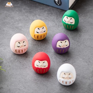 Odaka Daruma ตุ๊กตาแมวนําโชค เซรามิคนําโชค หลากสี สไตล์ญี่ปุ่น อุปกรณ์เสริม สําหรับตกแต่งห้อง