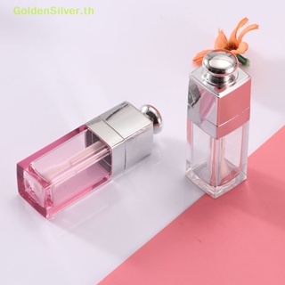 Goldensilver หลอดเปล่า ทรงสี่เหลี่ยม ขนาด 10 มล. สําหรับใส่เครื่องสําอาง ลิปกลอส DIY TH