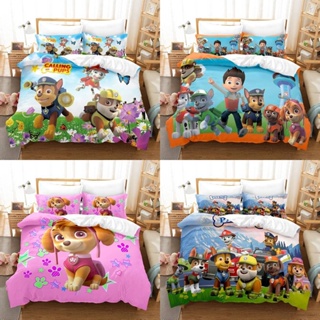 ชุดเครื่องนอน ผ้าห่ม ผ้านวม 23 PAW Patrol 3in1 ซักทําความสะอาดได้ สวมใส่สบาย สําหรับหอพัก